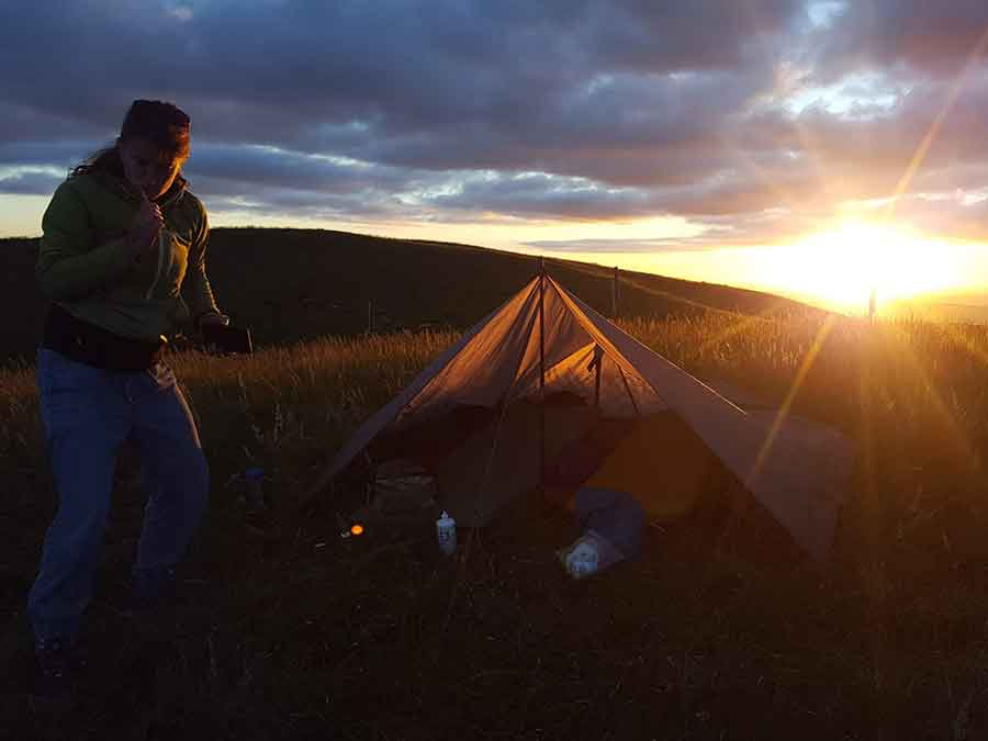 Séjour bivouac estival dans les Alpes