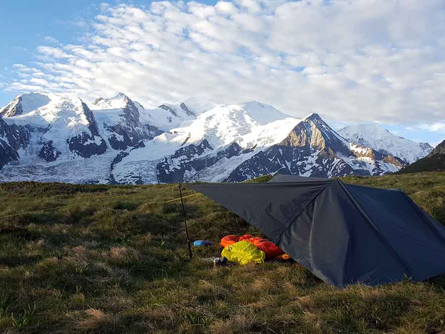 Séjour bivouac estival dans les Alpes
