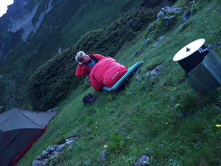 Séjour bivouac estival dans les Alpes