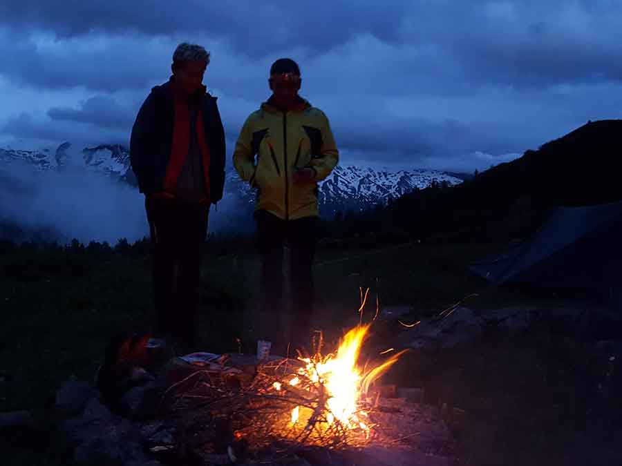 Séjour bivouac estival dans les Alpes