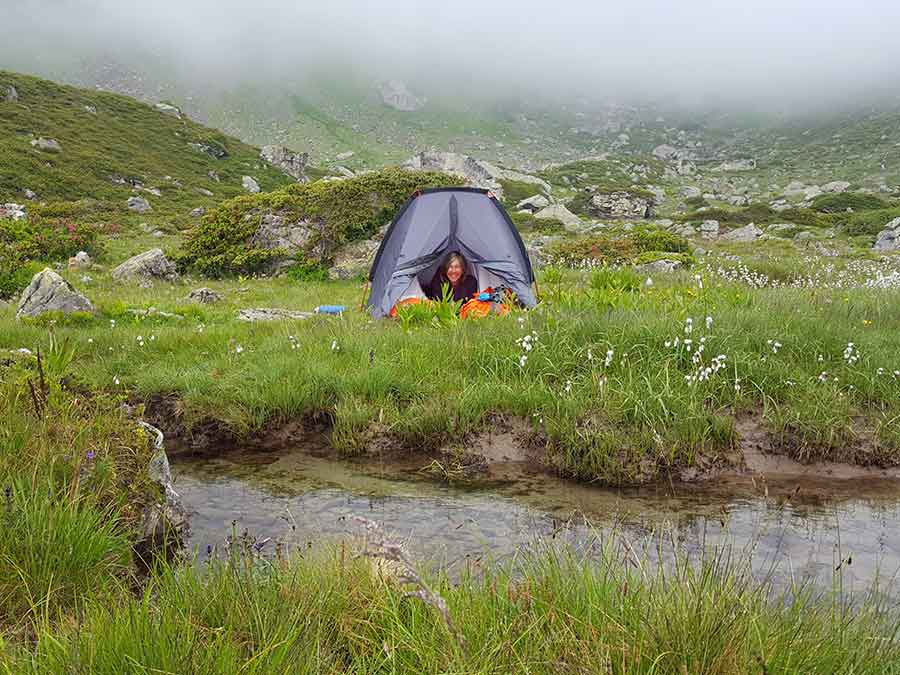 Séjour bivouac estival dans les Alpes