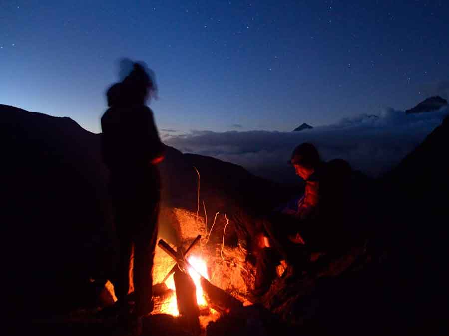 Séjour bivouac estival dans les Alpes