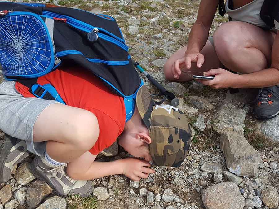 Explorer la montagne Mont-Blanc en famille
