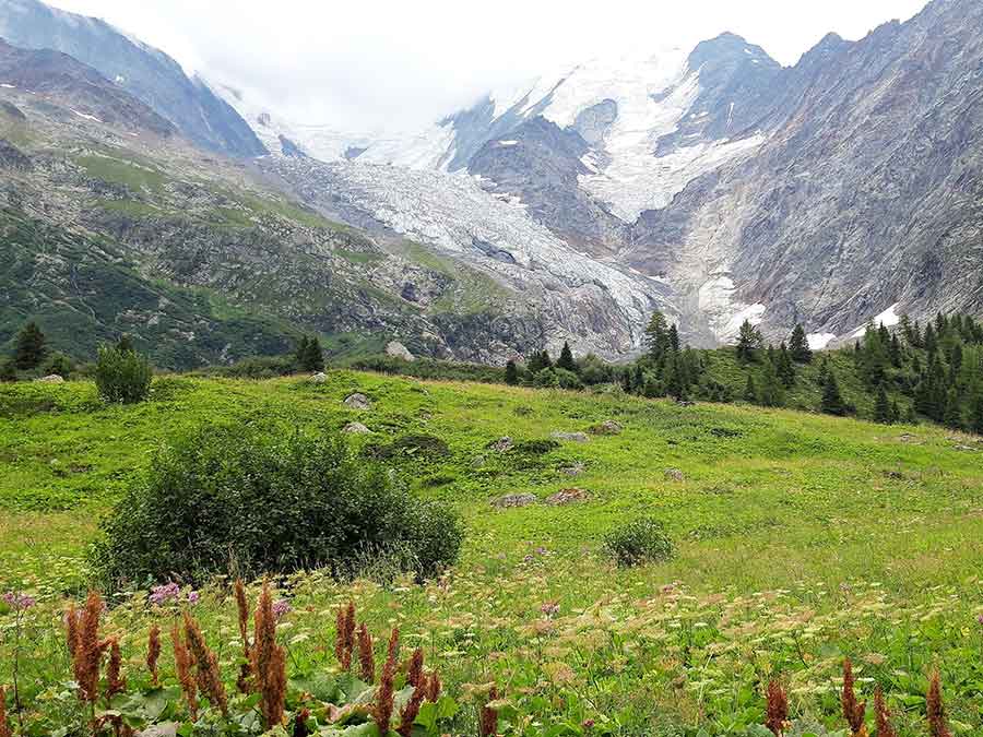 Explorer la montagne Mont-Blanc en famille