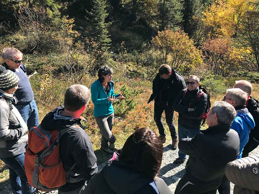 Formation en entreprise biodiversité à Chamonix Mont-Blanc