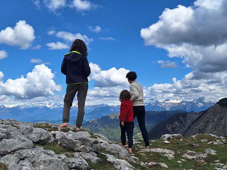 Séjour immersion montagne en famille dans le Vercors