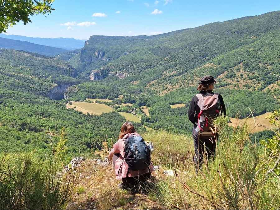 stage vie sauvage en drôme en pleine nature en tribu ferme pescher
